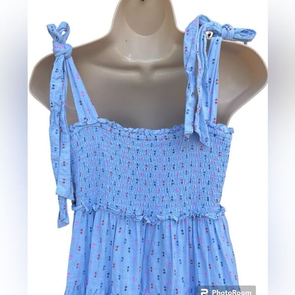 Crown &ivy Blue maxi Dress stylish and elegant embroidered multiple colo… - Picture 3 of 6